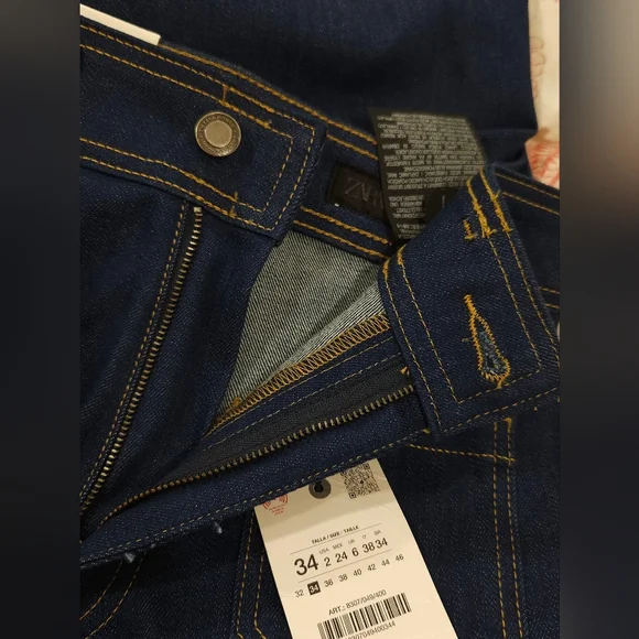 NWT ZW COLLECTION HIGH WAIST WIDE LEG JEANS BY ZARA - Picture 10 of 14